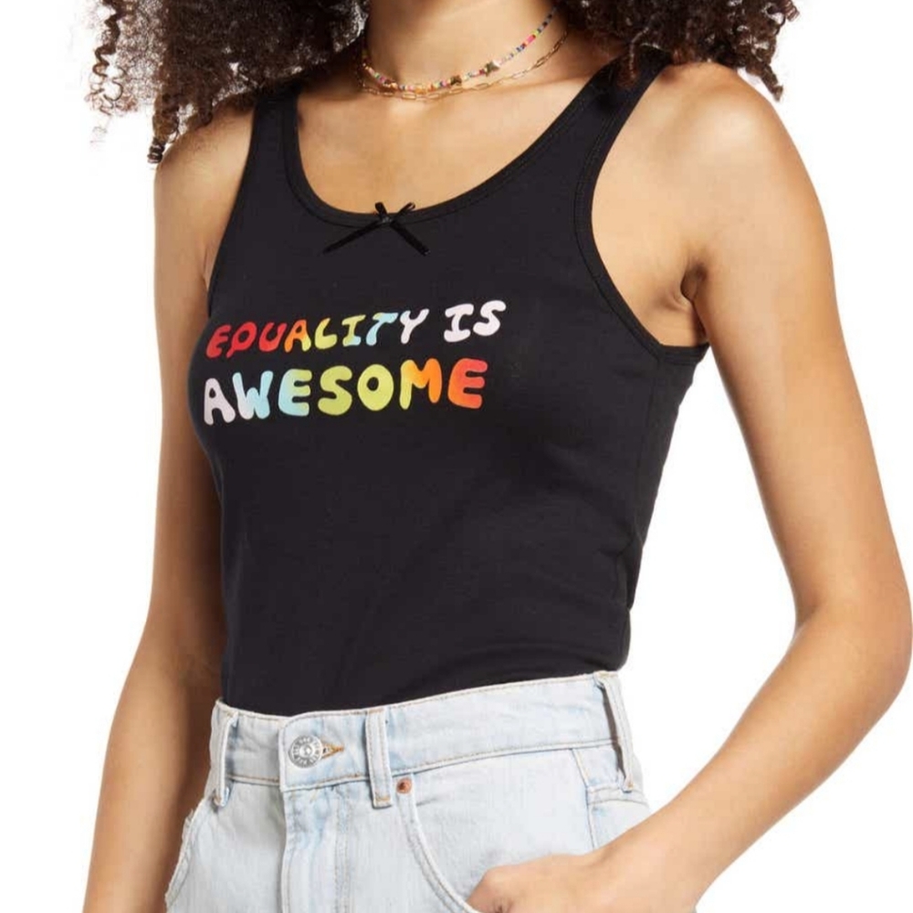 NWT BP Proud Pride gender inclusive baby tank size med
